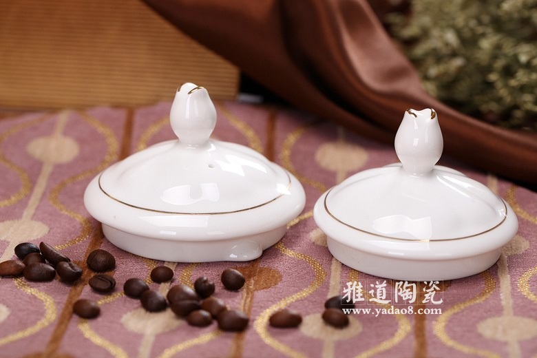 景德镇陶瓷金镶玉英式15头咖啡具