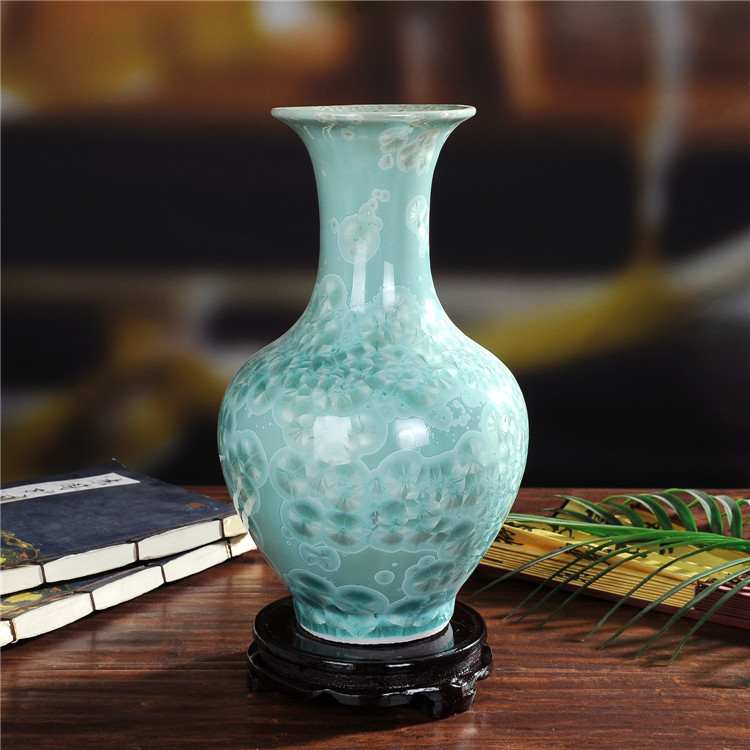 景德镇陶瓷珍珠釉陶瓷赏瓶