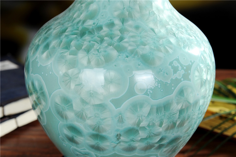 景德镇陶瓷珍珠釉陶瓷花瓶摆件