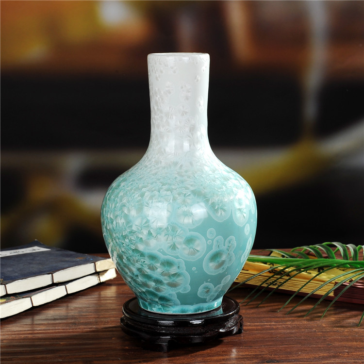 景德镇陶瓷珍珠釉陶瓷天球瓶