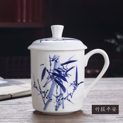 景德镇青花陶瓷茶杯定做