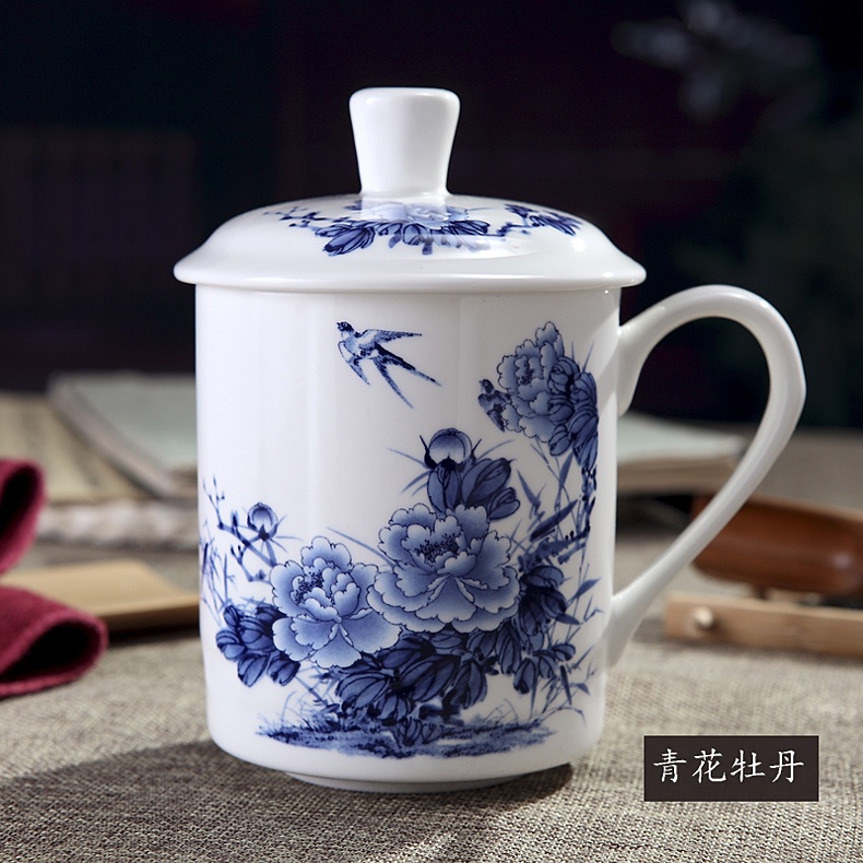 景德镇青花瓷茶杯- 雅道陶瓷网