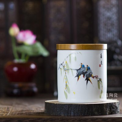 景德镇陶瓷小号茶叶罐
