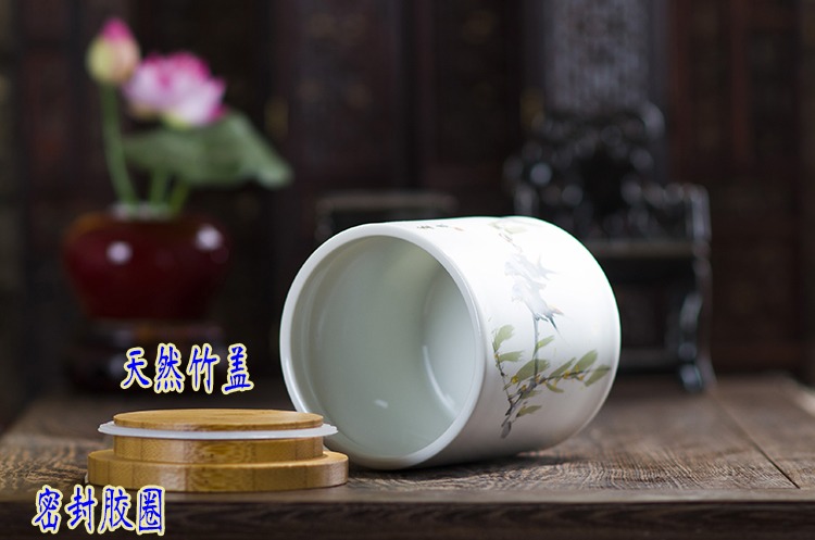 小号陶瓷茶叶罐-盖子