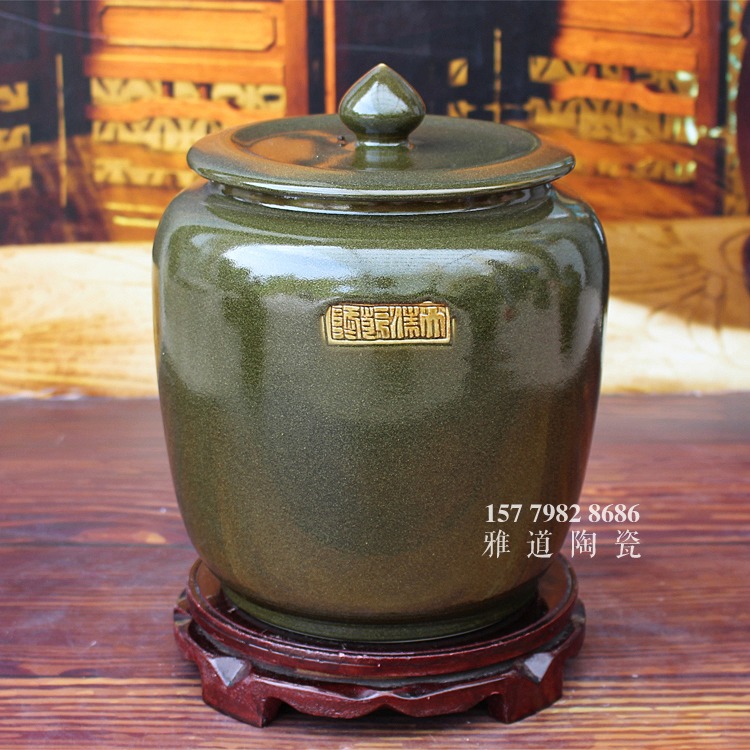 陶瓷米缸米桶茶叶末油缸