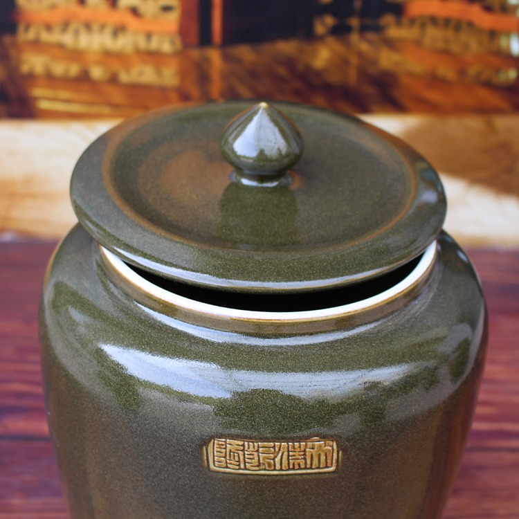 陶瓷米缸米桶茶叶末油缸