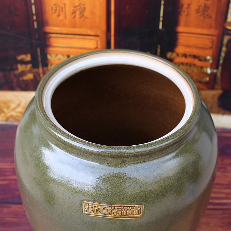 景德镇陶瓷茶叶末釉冬瓜坛米缸