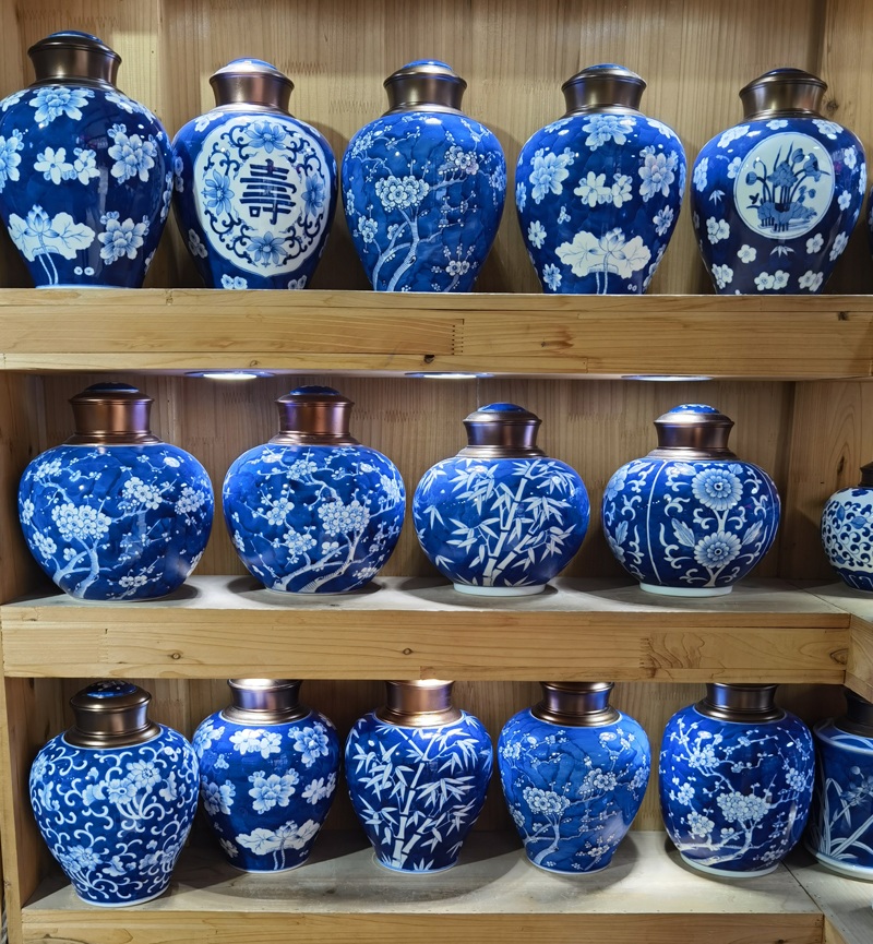 景德镇手工陶瓷茶叶罐定制